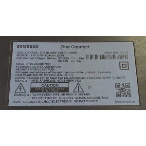 CAJA ONE CONNECT PARA TV SAMSUNG ((USADA)) / NUMERO DE PARTE BN96-54413N / SOC1001B / BN44-01066B / BN4401066B / BN9654413N / MODELOS QN43LS03 / QN43LS03BAFXZC / QN43LS03BAFXZA / QN50LS03 / QN50LS03BAFXZA / QN50LS03BAFXZC