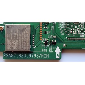MAIN FUENTE ((COMBO)) PARA TV HISENSE ((VIDAA)) FHD / NUMERO DE PARTE 263993 / RSAG7.820.9793/ROH / 263992 / HU40E5600FFWV / PANEL JHD396X1F01-TXL1B2\S0\GM\ROH DISPLAY V400HJ9-PE1 REV.C4 / MODELO 40H5G