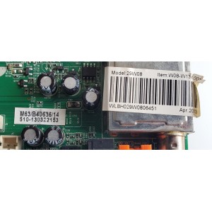 MAIN FUENTE ((COMBO)) PARA TV HISENSE / NUMERO DE PARTE 29W08 / MSAV3216-ZC01-01 / M63/B40636/14 / 8D37001D290CH11 / 510-130322153 / DISPLAY V290BJ1-PE1 REV.C2 / MODELO 29W08