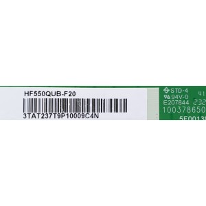 MAIN- FUENTE / COMBO PARA TV HISENSE ((ANDROID TV )) / NUMERO DE PARTE 316174 / RSAG7.820.11806/ROH / 316173 / 65A53FUV(0011) / 65A53FUV / H41802PNL98A1 / PANEL HD650Y1U72-T0L2 / DISPLAY HV650QUB-F70 / MODELO 65A6GV / 65A6GV 65A53FUV