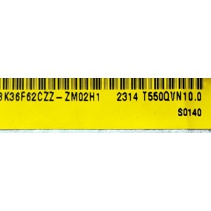 T-CON PARA TV HISENSE / NUMERO DE PARTE 336447 / RSAG7.820.13027/ROH / E213371 / PANEL HD550H3U52-T0L6\S0\SM\ROH / DISPLAY T550QVN10.0 / MODELO 55U6K / 55U6K 55U66KUA