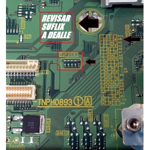 MAIN PARA TV PANASONIC / NUMERO DE PARTE TNPH0893AB / TNPH0893 / TXN/A1MMUUS / PANEL MC127S19M13 / MODELOS TC-P50GT25 / TC-P5032C