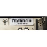 FUENTE DE PODER PARA TV JVC / NUMERO DE PARTE MP90CX-100V9600 / L030125211600625 / PANEL CX430DLEDM / MODELO LT-43EC2512