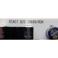 FUENTE DE PODER PARA TV TOSHIBA / NUMERO DE PARTE 301355 / RSAG7.820.10689/ROH / 10689-D / PANEL HD750Y1U72-TBL2K2\S0\GM\MCKD3A\ROH / MODELO 75C350KU 75C350U