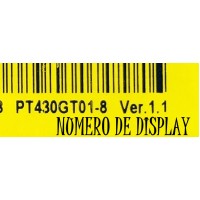 KIT DE TARJETAS PARA TV SAMSUNG 4K·UHD·HDR / MAIN BN96-52602B / KANT_SU2E_AU7000 / BN9652602B / FUENTE	BA43FA130 / KANT_SU2e_43_HYBRID_PW / PANEL CY-BT043HGCV4H / DISPLAY PT430GT01-8 VER.1.1 / 53813A / MODELO UN43TU7000BXZA XE09 / UN43TU7000FXZA XE12