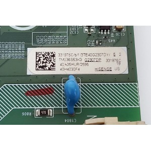 MAIN FUENTE (COMBO) PARA HISENSE·ROKU TV / NUMERO DE PARTE 331975 / RSAG7.820.12960/ROH / 331976 / 40A35HUR / PANEL JHD400H1F01-TXL1\S2\GM\ROH / DISPLAY V400HJ9-PE1 REV.C4 / MODELO 40H4030F4 40A35HUR