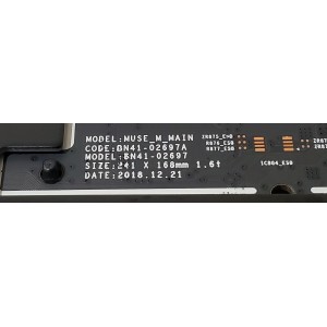 MAIN PARA SAMSUNG QLED 4K·UHD·HDR SMART TV / NUMERO DE PARTE BN94-14077F / BN41-02697A / BN97-15673H / BN9414077F / MODELO QN75Q90 / QN75Q90RAFXZA