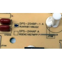 FUENTE DE PODER PARA TV SHARP / NUMERO DE PARTE RUNTKB118WJQZ / DPS-254BP-1 / DPS-254BP-1A / 2950322003 / PANEL JE695D3HB10V / MODELOS LC-70LE757U /  LC-70LE857U / LC-70LE750U / LC-70C7500U / LC-70TQ15U / LC-70LE755U