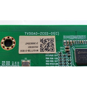 LED DRIVER PARA TV ONN / NUMERO DE PARTE TV50A0-ZC02-01 / TV50A0-ZC02-01(C) / M10/7739_01800 / 20220301 / 2130003547 / DISPLAY V550DJ2-Q01 REV.D1 / MODELO 100071701 ((55 PULGADAS))