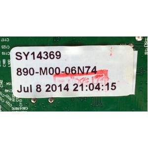 MAIN PARA TV WESTINGHOUSE / NUMERO DE PARTE SY14369-1 / ST3393LU-A9H / 890-M00-06N74 / LSC550HJ07 /10105001037 / MODELO DWM55F2Y1 TW-79607-S055E