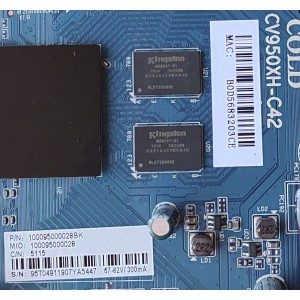 MAIN FUENTE (COMBO) PARA TV ((NUEVA)) NUMERO DE PARTE CV950XH-C42 / 100095000028 / 5115 / 100095000028BK / 7.T950XHC42110.2AX / 9CK15472001YB0395 / 96T04911907YA5447 / DISPLAY PT320AT01-1 / PARA MAS DETALLES REVISA NUESTRA DESCRIPCIÓN	