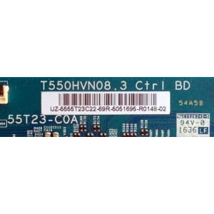 T-CON PARA TV SAMSUNG / NUMERO DE PARTE BN96-35413A / 5555T23C22 / 55.55T23.C22 / T550HVN08 / 55T23-C0A / PANEL´S CY-GJ055BGAVZH / CY-GJ055BGAVWH / MODELOS LH55DMEPLGA/GO AA04 / LH55DBEPLGA/GO AA06 / LH55RHEPLGA/GO AY03 / HG55ND677 / HG55ND678 / HG55NE69