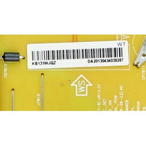 FUENTE DE PODER / SHARP RUNTKB131WJQZ / DPS-206EP / 2950319302 / PANEL´S JE695D3GW8CC / JE695D3GW80D / JE695D3GW8CV / MODELOS LC-70SQ15U