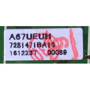 MAIN / PHILIPS A67UEUH / BA67U4G0401 1 / A67UE-MMA / MODELO 50PFL5601/F7 DS2A	