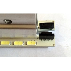 KIT DE LED`S PARA TV (2 PIEZAS) / VIZIO 6922L-0005A / 6922L-0006A / FS0516A / FS0518A / 55¨ V12 Edge REV0.6 1 L-Type 6920L-0001C / 55¨ V12 Edge REV0.6 1 R-Type 6920L-0001C / PANEL LC550EUD (SE)(F3) / MODELO M3D550KD LTYPMLEN