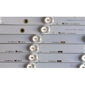 KIT DE LED`S PARA TV / NOTA IMPORTANTE:KIT CUENTA ORIGINALMENTE DE 12 PIEZAS (INCOMPLETO SOLO 10 PIEZAS) / HITACHI LB55061 / 55D3000/D2000 / KHP200681A / KHP200682A / KHP2O0681A / KHP2O0682A / E344144 / PANEL C550F15-E6-H / MODELOS LE55A6R9 / LE55A6R9A