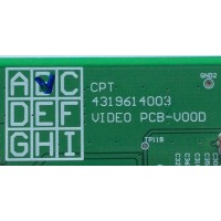 VIDEO PCB-V00D / GATEWAY VV00D-B / 4319614003 / MODELO P46	