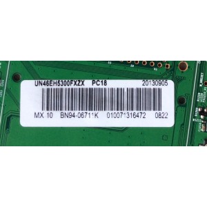 MAIN / SAMSUNG BN94-06711K / BN41-01812A / BN97-06298N / MODELO UN46EH5300FXZX