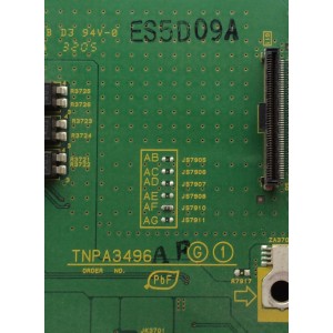 TARJETA DE A/V / PANASONIC TXN/G1XRSU / TNPA3496AF / MODELO TH-42PX500U / PANEL MC106H30F8	