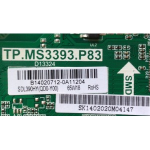 MAIN / TCL B14020712 / SDL39HY(QD0-Y00) / TP.MS3393.P83	