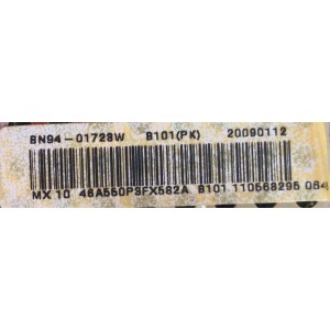 MAIN / SAMSUNG BN94-01723W / BN97-02565G / BN41-00975C / MODELO LN46A550P3FXZA / PANEL V460H1-L05-REV.C1	