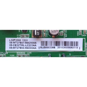 MAIN PARA TV TCL / NUMERO DE PARTE V8-OMT2705-LF1V045 / 40-MT2700-MAB2LG / MT27 / GLE950336B / 08-MT27S07-MA200AA / 08-CS32TML-LC223AA / 08-MT27S04-MA300AA / V8-0MT2705-LF1V045 / MODELO L32F3300