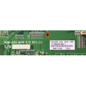 MAIN / DELL 01004-3190 / E010-1002 / MODELO W3706MC / PANEL LC370WX1(SL)(01)	