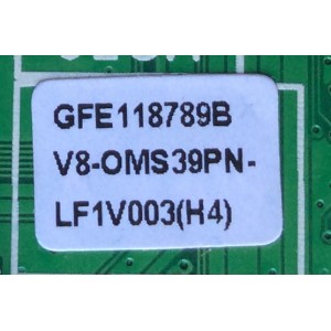 MAIN / TCL GFE118789B / V8-0MS39PN-LF1V003 / 40-0MS39N-MAC2HG / V8-OMS39PN-LF1V003	