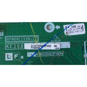MAIN / SHARP DUNTKE208FM02 / KE208 / QPWBNE208WJZZ / MODELO LC-46SE94U / PANEL LK460D3LZ70Z	