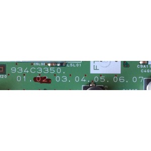 MAIN / MITSUBISHI 934C335002 / 212A04001 / MODELO LT-46153 / PANEL LTA460HF05001	