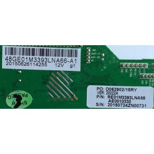 MAIN / RCA / 48GE01M3393LNA66-A1 / RE01M3393LNA66 / AE0010330 / A.20.20222---13-0X / MODELO LED48G45RQ / PANEL ST4761B01-5-12V / LSC480HN05-12V / LSC480HN03-12V 