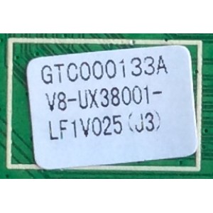MAIN / FUENTE (COMBO) TCL V8-UX38001-LF1V025 / GTC000133A / 40-UX38M0-MAD2HG / MODELO 32S3750TLAA / PANEL LVW320CS0T E217