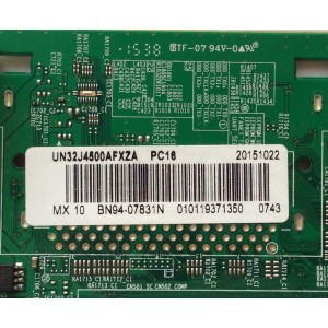 MAIN PARA TV SAMSUNG / NUMERO DE PARTE BN94-07831N / BN97-09557D / BN41-02360B / BN9407831N / PANEL JJ032AGE-E1 / MODELOS UN32J4500 / UN32J4500AFXZC / UN32J4500AFXZA FS04 / UN32J4500AFXZA ES02 / UN32J5205AFXZA LS03