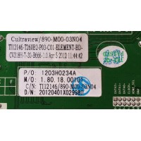 MAIN / ELEMENT 1203H0234A / CV318H-T / 890-M00-03N04 / MODELO ELEFT325 / PANEL T260B2-P03-C01	