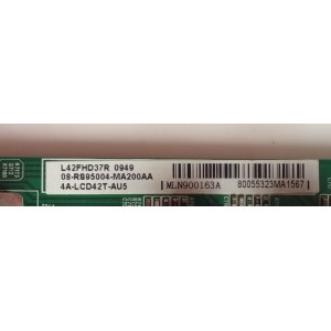 MAIN / RCA 8-0RS9505-LF1V34AU800 / 08-RS95004-MA200AA / MLN900163AV / 4A-LCD42T-AU5 / MODELO L42FHD37RYX28	