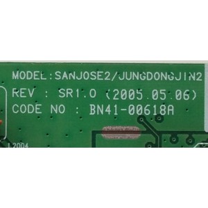 MAIN / SAMSUNG BN94-00724D / BN41-00618A / MODELO LNR469DX/XAA SP01 / PANEL LTA460WS-L02-00R	