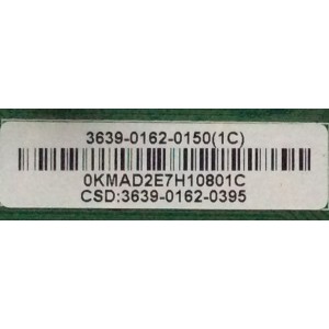 MAIN / VIZIO 3639-0162-0150 / 0171-2271-5661 / 3639-0162-0395 / MODELO D390-B0 LAUARRAQ / PANEL T390XVN01.0	