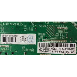 FUENTE / MAIN / (COMBO) / TCL LG-RE01-141017 / 24GE01M3393LNA20-B2 / LDD-M3393L.D	