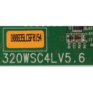 T-CON / SAMSUNG LJ94-00835L / 00835L / 320WSC4LV5.6 / MODELO LNS3251DX/XAA / PANEL LTA320WT-L14-00R	