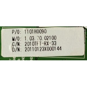 MAIN / APEX 1101H0090 / CV318H-A-12 / MODELO LE40H88 / PANEL LTA400HF12-W02	