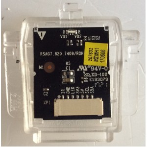 MODULO SENSOR IR HISENSE / 207632 / RSAG7.820.7409/ROH / 170606 / MODELO 65H6D