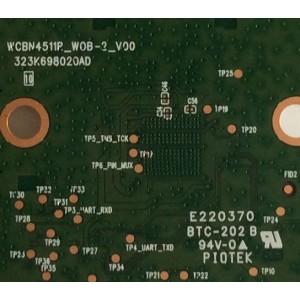 MODULO WIFI HISENSE  / 323K698020AD / WCBN4511P_WOB / E220370 / BTC-202  B / MODELO 65H9D PLUS