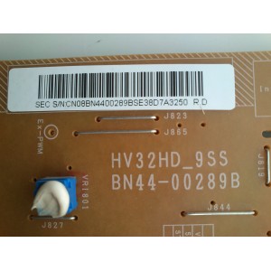  FUENTE DE PODER / BACKLIGHT INVERSOR SAMSUNG BN44-00289B / HV32HD_9SS / PSIV121C01C /  MODELO  LN32B360C5DXZA 