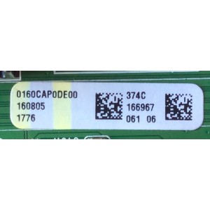 MAIN / VIZIO Y8387374S / 374C / 0160CAP0DE00 / 1P-0165X00-4011 / Y8387374C / MODELO E60-E3 LFTRVUBS / E60-E3 LFTRVUDS / E60-E3 LFTRVUAS / PANEL S600DUA-3