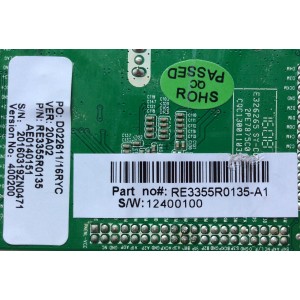 TARJETA INTERFACE / RCA AE0140151 / RE3355R0135-A1 / RE3355R0135 / CQC13001103908 / MODELO LED55G55R120Q / PANEL LSC550HF03-12V	