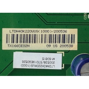MAIN FUENTE (COMBO) PARA TV HISENSE / NUMERO DE PARTE 200538 / 200536 / RSAG7.820.6834/ROH / LTDN40K220WUS / PANEL HD400DF-E32\S5\GM\ROH / MODELO 40H5B