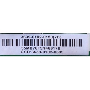 MAIN FUENTE ((COMBO)) PARA TV VIZIO / NUMERO DE PARTE 3639-0182-0150 / 0171-2271-5647 / 3639-0182-0395 / 363901820150 / PANEL T390XVN01.0 / MODELO D39H-C0 / D39H-C0 LAUATCAR