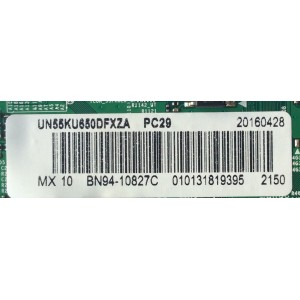 MAIN / SAMSUNG BN94-10827C / BN97-10984A / BN41-02528A / MODELO UN55KU650DFXZA FA01 / PANEL CY-WK055HGLV2H	
