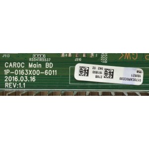 MAIN / VIZIO / Y8387278S /  0170CAR0CE00 / 1P-0163X00-6011 / 278B / MODELO M80-D3 LFTRVFAS / PANEL S800FUA-2	