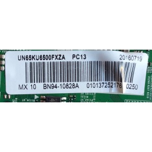 MAIN PARA TV SAMSUNG / NUMERO DE PARTE BN94-10828A / BN41-02528A / BN97-10985A / BN9410828A / PANEL CY-WK065HGLV1H / MODELOS UN65KU6500 / UN65KU6500FXZC / UN65KU6500FXZA FA01